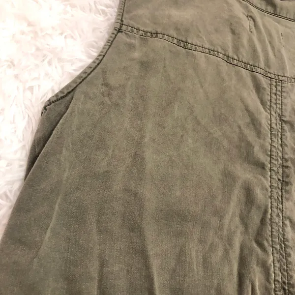 Sleeveless Utility Vest Army Green Small petite - Image 8