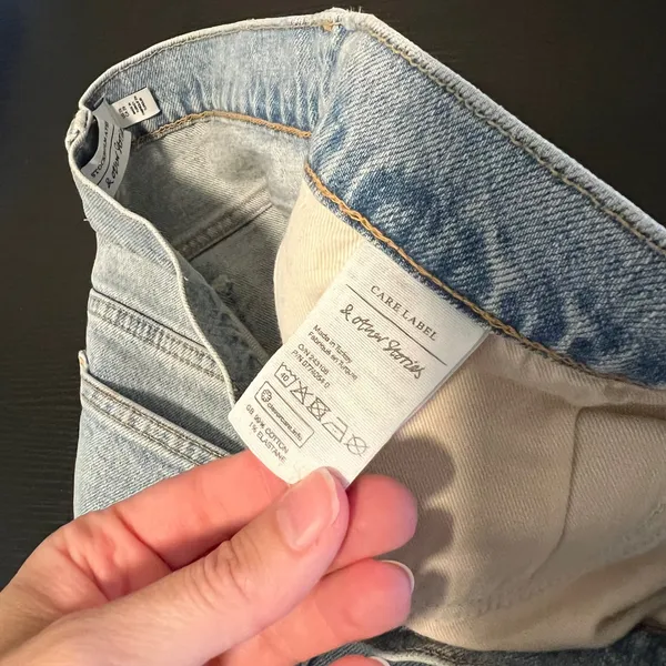 & Other Stories Stockholm Atelier Light Wash Straight Leg Jeans Size 29 Blue - Image 9