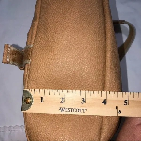 Vintage Tommy Hilfiger Tan Pebbled Leather Handbag 90’s Y2K Preppy Utility Indie - Image 7