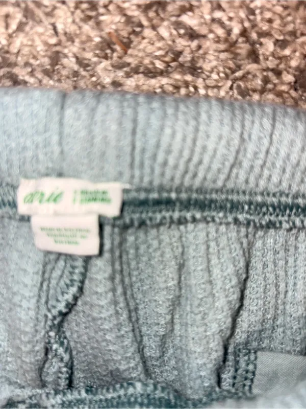 aerie Light Blue Waffle Knit Joggers - Image 2