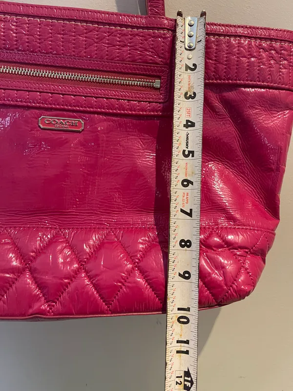 Coach Pink Bag - Image 9