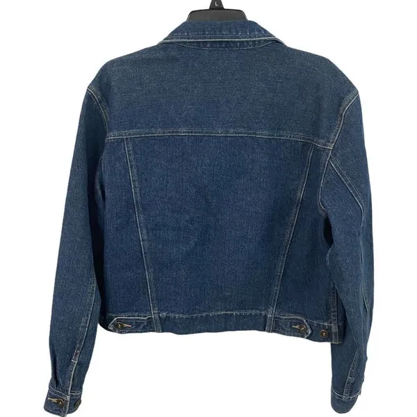 Liz Claiborne Jean Denim Jacket Size Medium - Image 3