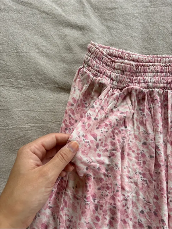 Pink Floral Women’s Pajama Shorts - Image 3