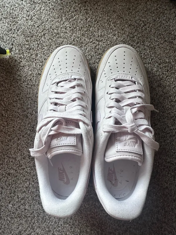 Nike air light pink Air Force sneakers women’s size 9.5 - Image 3