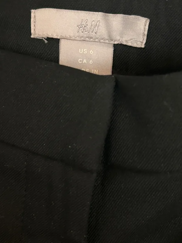 H&M Black Dress Pants Women - Image 2