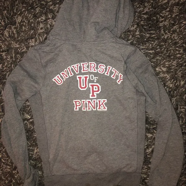 PINK zip up sweatshirt - Image 3