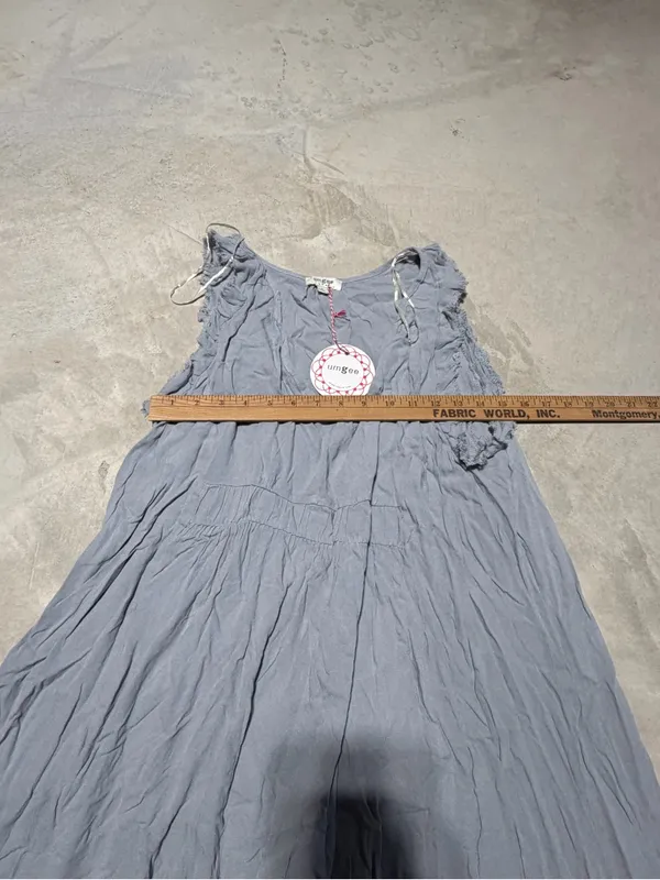 Umgee NWT Aimsel dress boho grey large MSRP$57 - Image 5