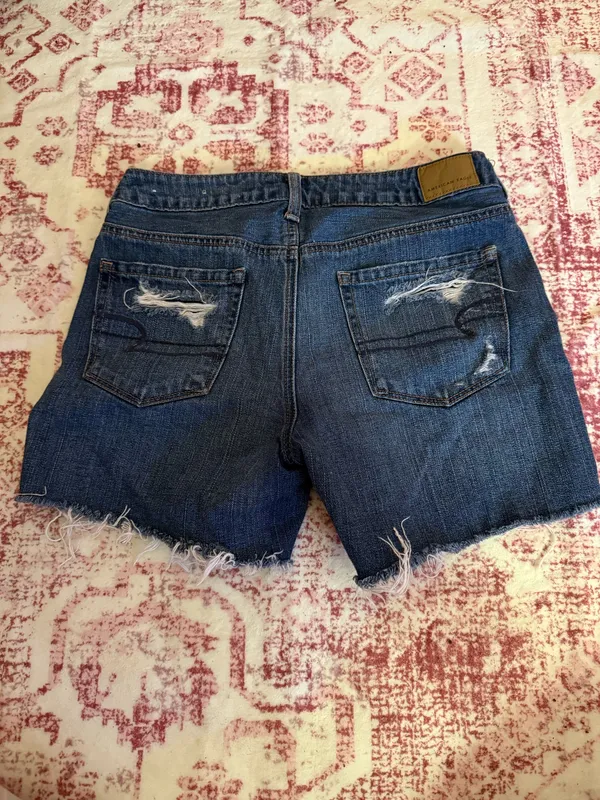 American Eagle Dark Wash Shorts - Image 2