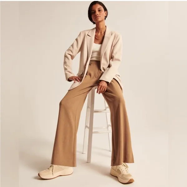 Abercrombie & Fitch Tailored Ultra Wide Leg Pant Size 25 (0 Long) New with tags - Image 2