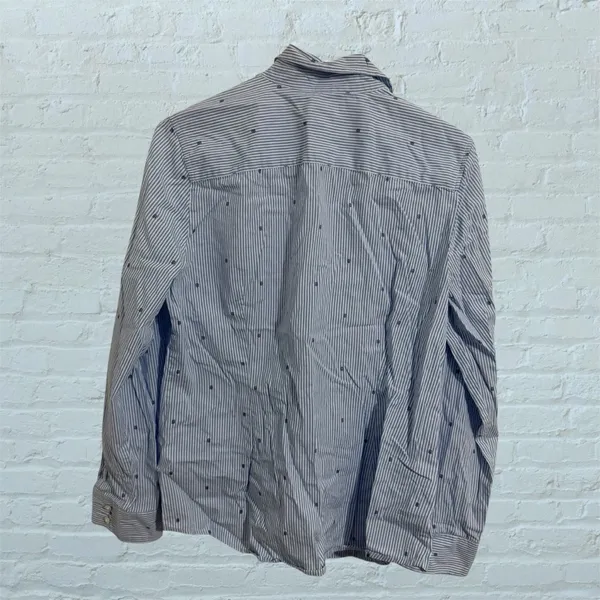 S35 Tommy Hilfiger Striped Button-Up Shirt - Image 3