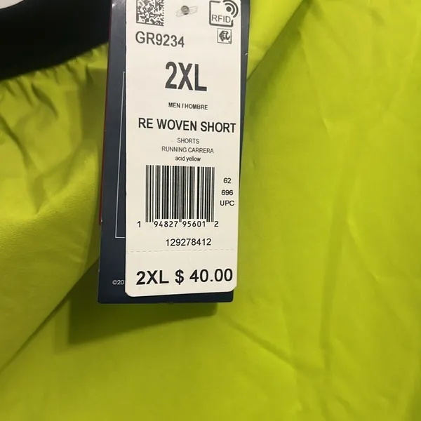 Women's Neon Yellow Shorts - Image 2