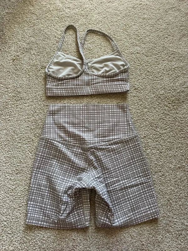 Lululemon gingham set - Image 2