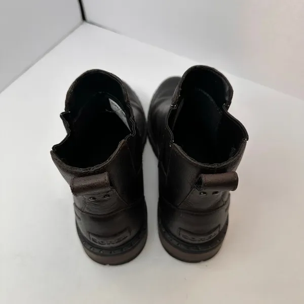 Sorel Womens 7.5 Lennox Chelsea Stud Waterproof Boots Brown Leather - Image 5