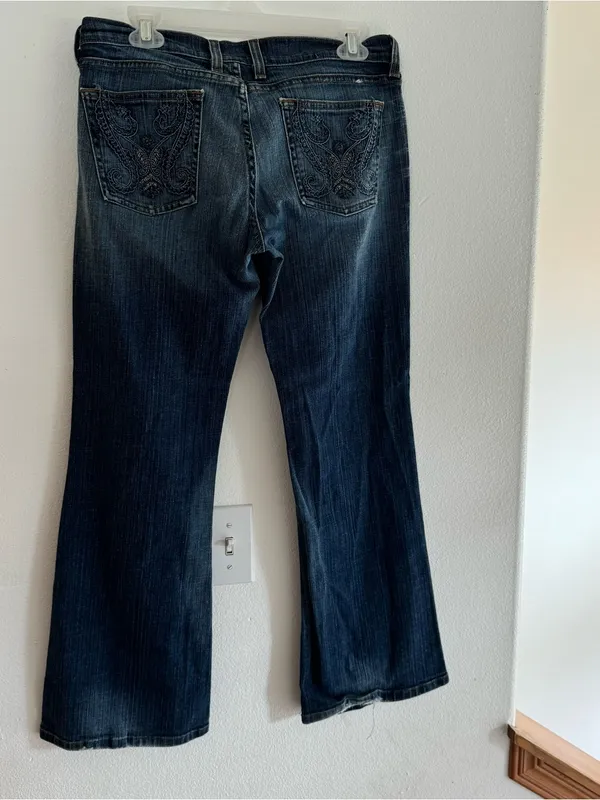 Lucky Brand Sweet N Low Jeans Women’s 10/30 Bootcut Embroidered Made in USA - Image 3