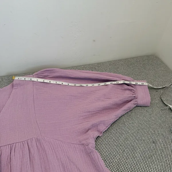 NWT Tuckernuck Pomander Place Lavender Gauze Millie Dress Pockets Size Large - Image 10