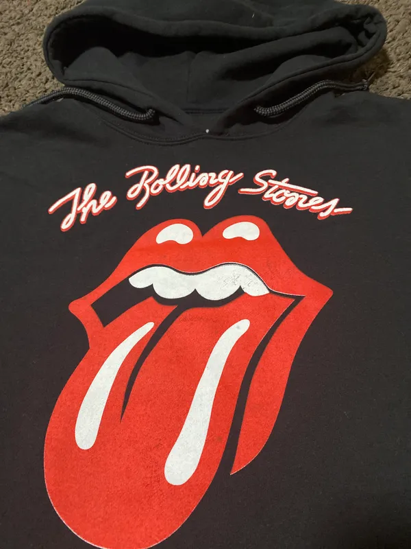 Rolling Stones Black Hoodie Size Small - Image 3