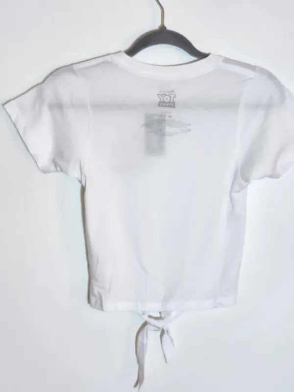 Toy Story Bo Peep White Tie Front Graphic Fitted Tee Size Small NWT - Image 4