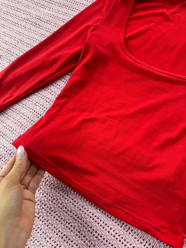 SKIMS Long sleeve scoop neck - Image 3