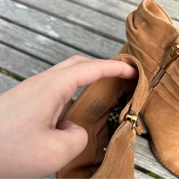 Vince Camuto‎ Nerlinji Brown Suede Bootie 5.5 - Image 9