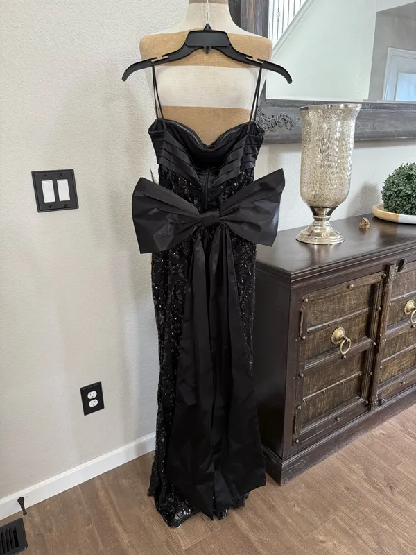 Windsor Renee Sequin Bow Mermaid Formal Dress S NWT - Image 6