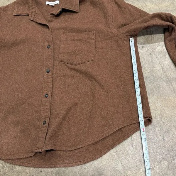 Madewell Flannel 100% cotton Kempton Button-Up flannel Shirt - Image 7