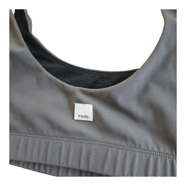 Vuori AllTheForm Gray Sports Bra Size: S - Image 3