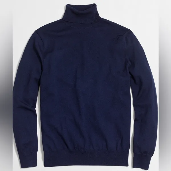 J. Crew Machine-washable merino wool-blend turtleneck Size Small - Image 2