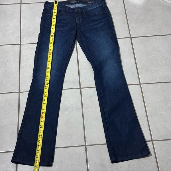Guess Women Dark Blue Denim Jeans Britney Boot‎ size 28 - Image 8