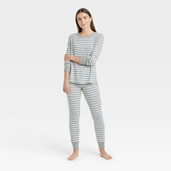 Stars Above ✨ Women's Striped Matching Family Pajama Set✨ - Image 3