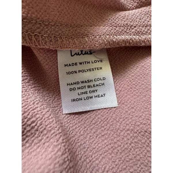 NWT Lulus Lisa Marie Mauve Pink Embroidered Top Medium - Image 8