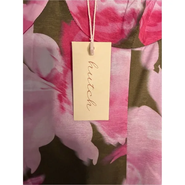 Hutch Jemma Pink Orchid Floral Drop Waist Maxi Dress Size 4 NWT - Image 3