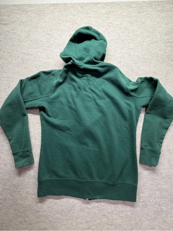 Green Bay Packers Women’s Full Zip Hoodie Green NFL Approx Large - Image 2