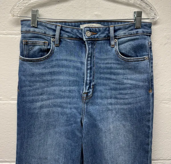 Buckle Hidden Jeans Ella High Rise Classic Straight Jeans - Image 2