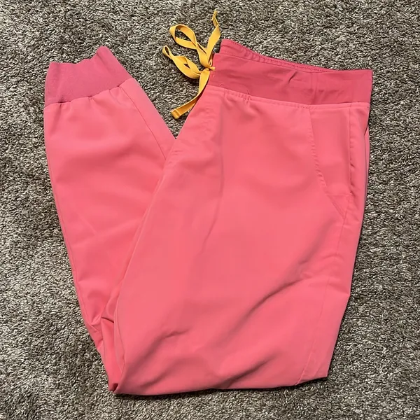 Figs Neon Pink Women's‎ Zamora Jogger Scrub Pants XL - Image 8