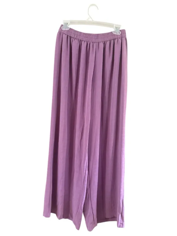 Women's Dazy Purple Wide Leg Pants XL - Image 2