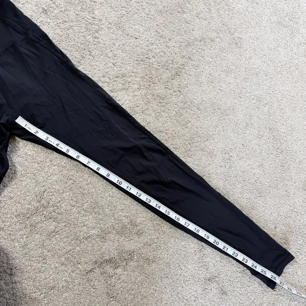 Alphalate Women’s High Waisted Legging Pull On Activewear Gym in Black M - Image 13