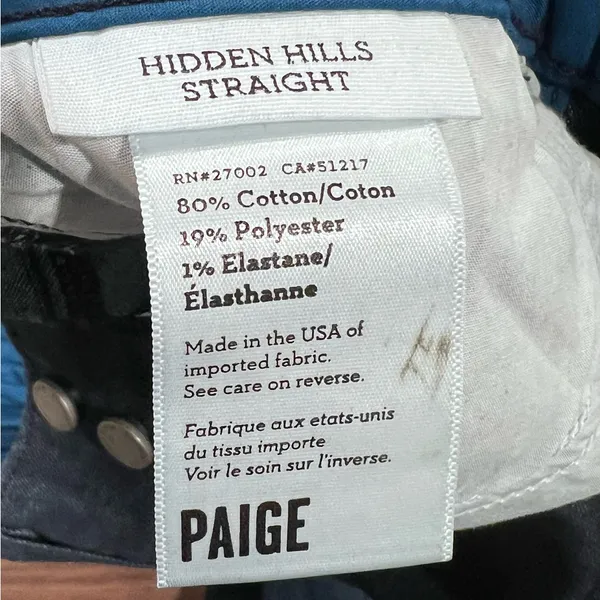 Paige Hidden Hills Straight Women’s‎ Jeans - Image 9