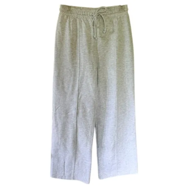 Zara Women’s Small Gray Wide Leg Sweatpants NWT Drawstring - Image 2