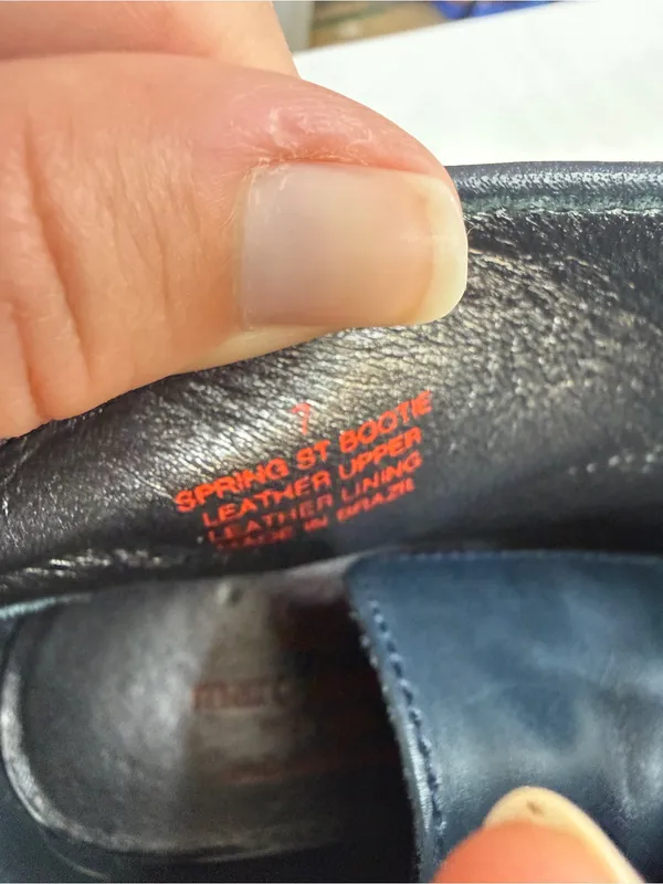 Marc Joseph New York Women's Size 7 Blue Spring Street Bootie Boots - Image 6
