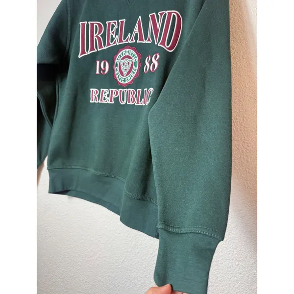 Vintage Collection Ireland 1988 Republic Celtic Green CrewneckSweatshirt S - Image 5