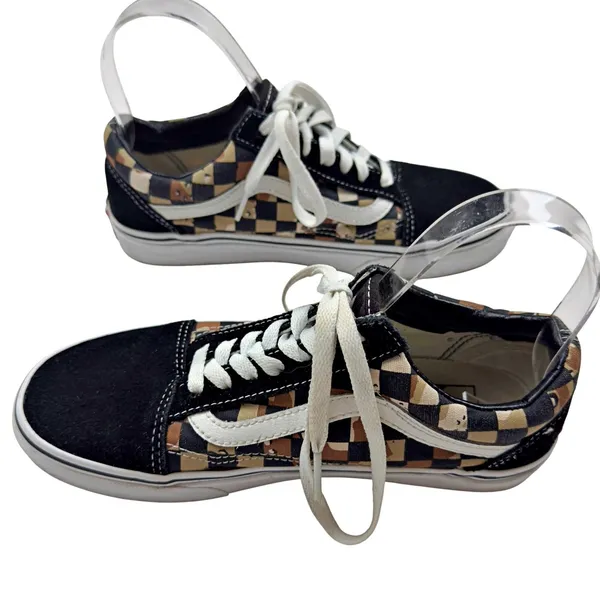 Vans Old Skool Camo Checkerboard Desert Sneaker - Image 4