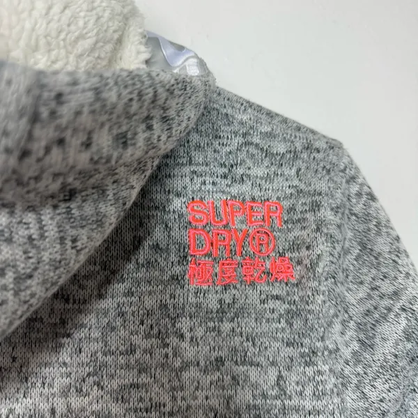 Superdry Gray‎ Storm Colour Pop Zip Hoodie - Image 4