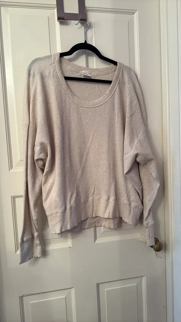 Aerie Waffle Knit Long Sleeve - Image 3