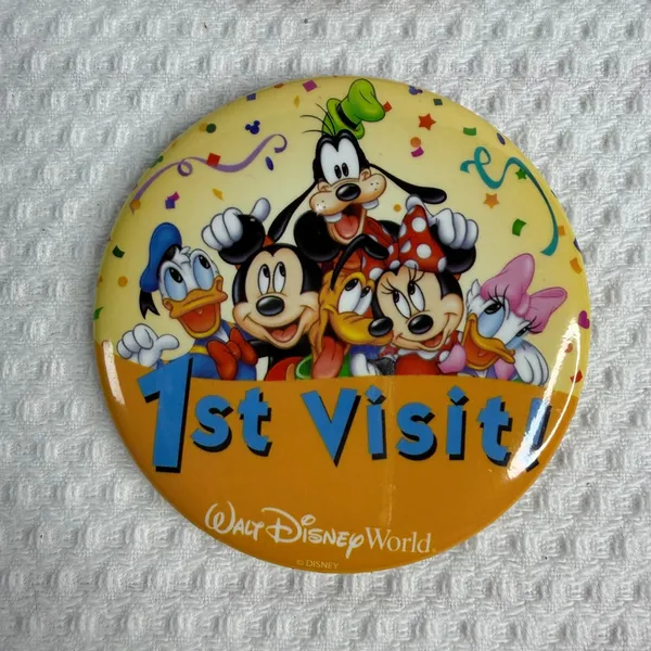 Walt Disney World 6pc 3 in Button Set 1st Visit Happily Ever After Celebrate Pin - Image 4