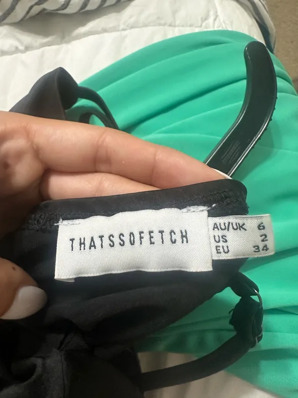 That’s So Fetch Black Mini Dress  - Image 2