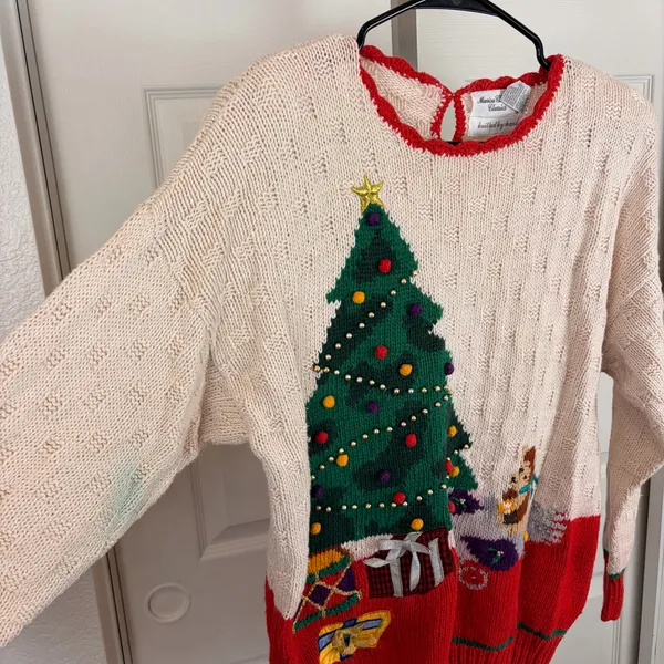 Vintage Marissa Christina Classics Christmas Sweater - Image 4