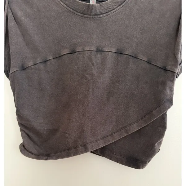 Free People Hot Shot Crossover Top‎ Black Women's Size Medium - Image 5