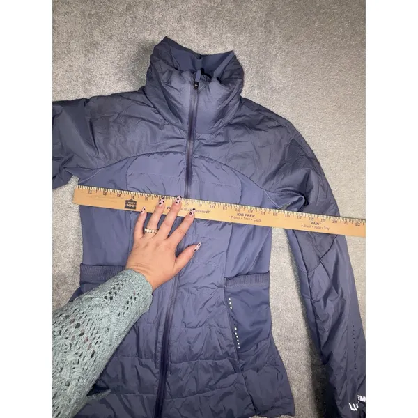 Lululemon Down For it All Jacket Sizes Light Blue/purple 4 - Image 12