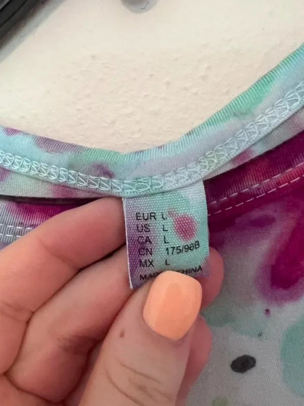 Amazon Tie Dye Crop Top - Image 3