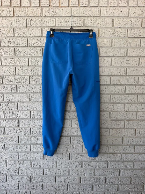 Figs Zamora Jogger Scrub Pants Royal Blue Size XS Petite - Image 5